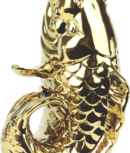 9090 VASE LUCKY FISH